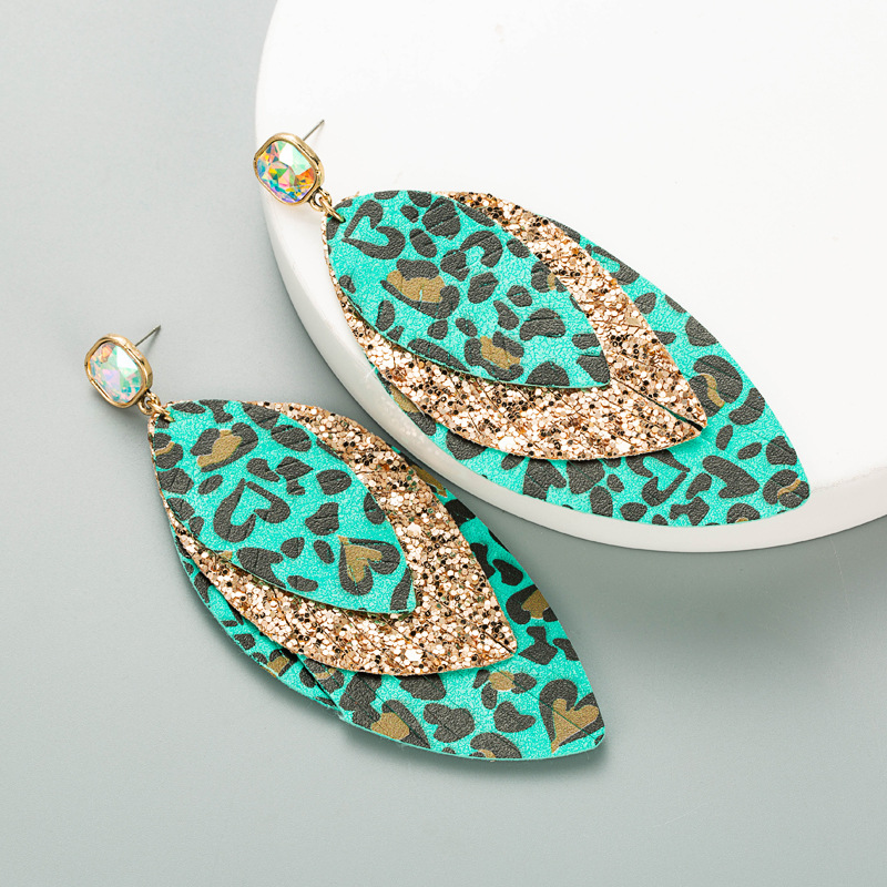 Fashion Jewelry Leather Earrings For Women YWHME-63 