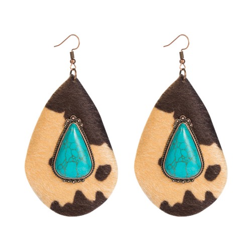 Fashion Jewelry Leather Earrings For Women YWHME-64