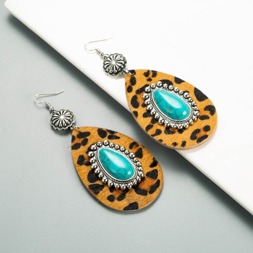 Fashion Jewelry Leather Earrings For Women YWHME-66