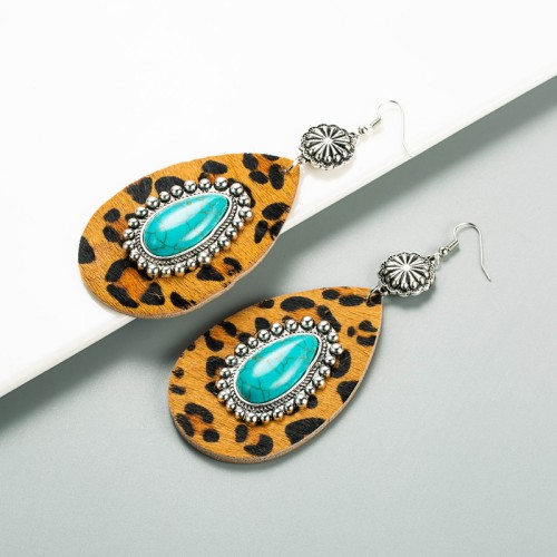 Fashion Jewelry Leather Earrings For Women YWHME-66