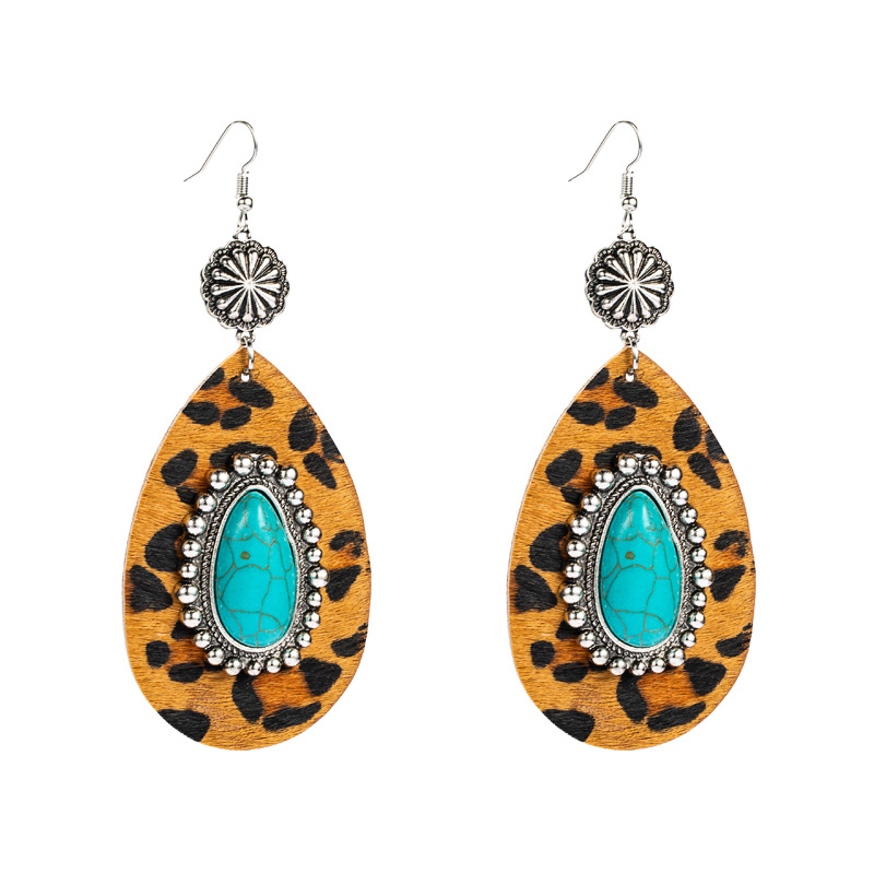 Fashion Jewelry Leather Earrings For Women YWHME-66 