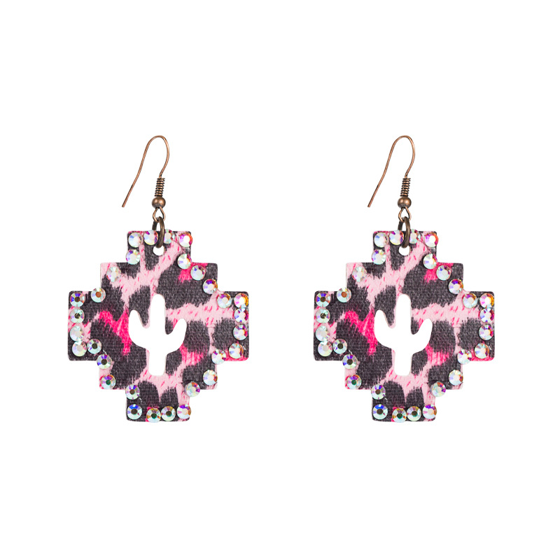 Fashion Jewelry Leather Earrings For Women YWHME-69 