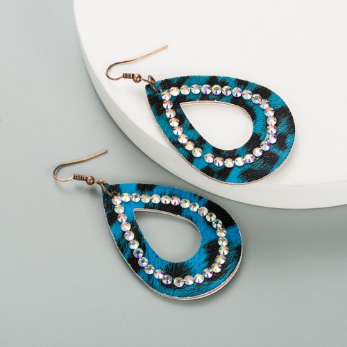 Fashion Jewelry Leather Earrings For Women YWHME-70