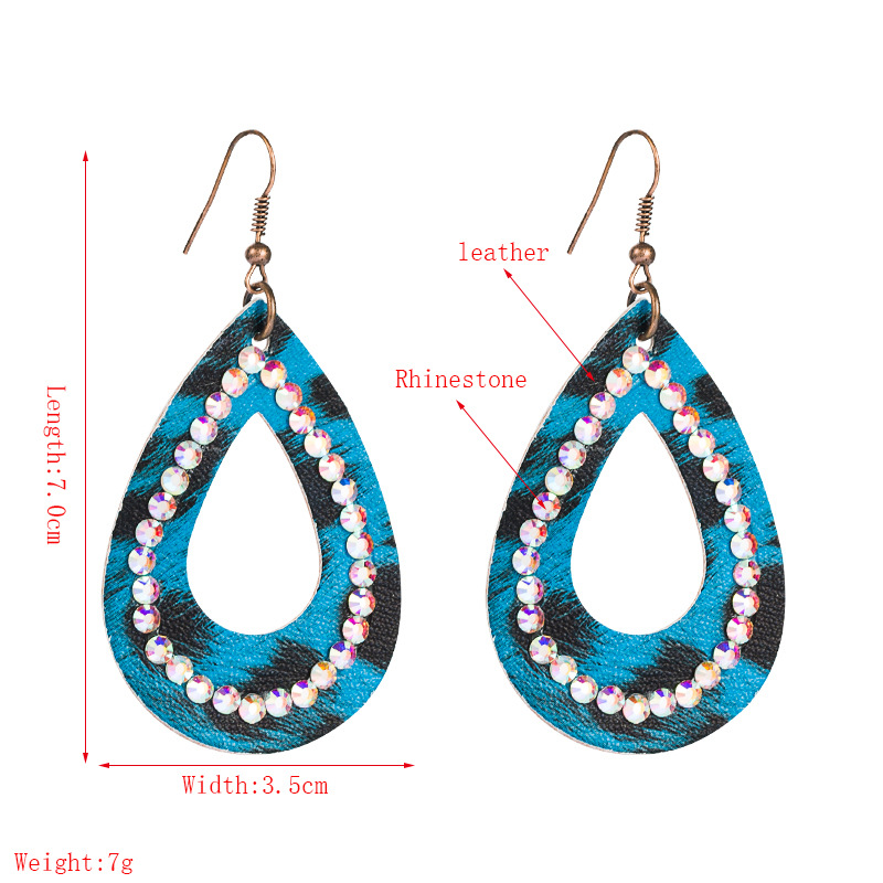 Fashion Jewelry Leather Earrings For Women YWHME-70 