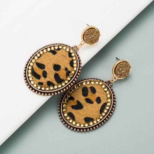 Fashion Jewelry Leather Earrings For Women YWHME-77