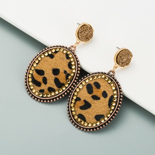 Fashion Jewelry Leather Earrings For Women YWHME-77