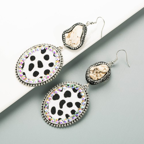 Fashion Jewelry Leather Earrings For Women YWHME-79