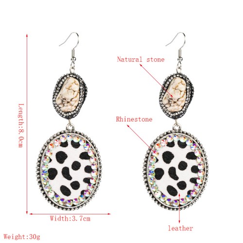 Fashion Jewelry Leather Earrings For Women YWHME-79