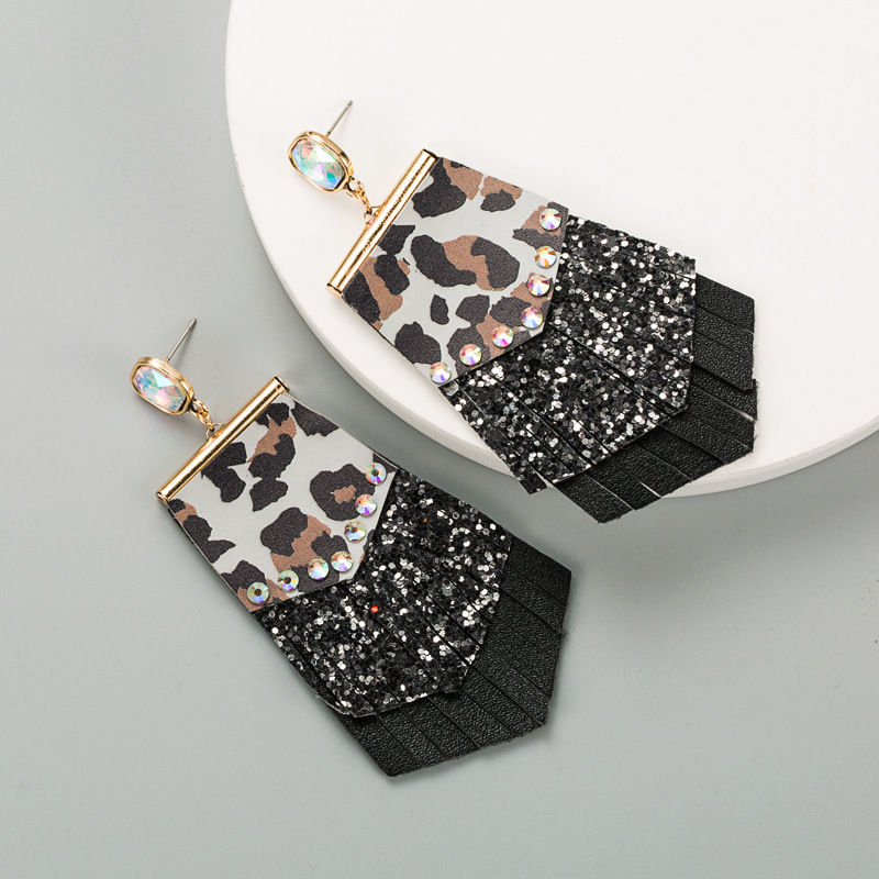 Fashion Jewelry Leather Earrings For Women YWHME-80 