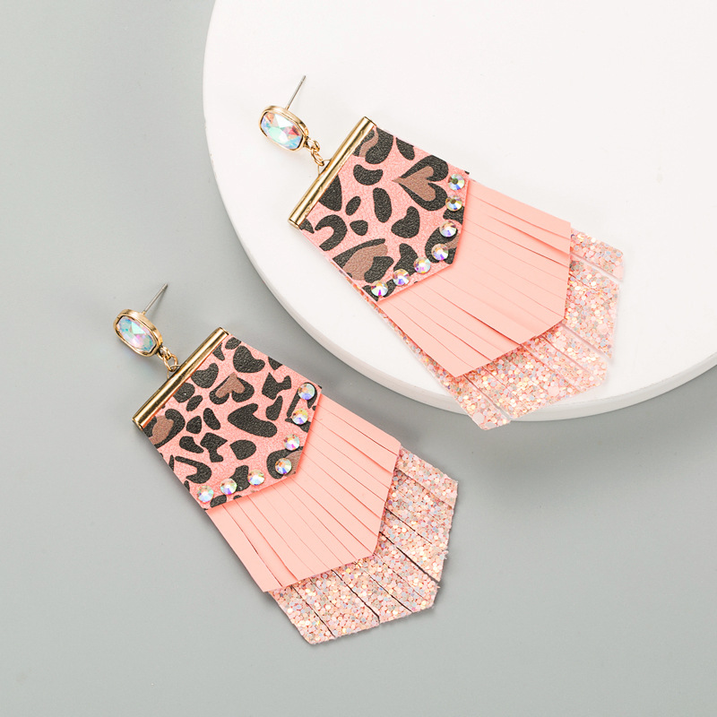 Fashion Jewelry Leather Earrings For Women YWHME-80 