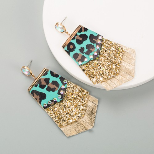 Fashion Jewelry Leather Earrings For Women YWHME-80