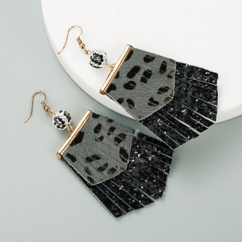 Fashion Jewelry Leather Earrings For Women YWHME-81