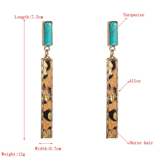 Fashion Jewelry Leather Earrings For Women YWHME-82