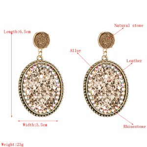 Fashion Jewelry Leather Earrings For Women YWHME-84 