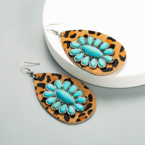 Fashion Jewelry Leather Earrings For Women YWHME-85