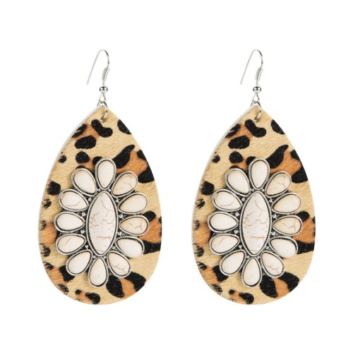 Fashion Jewelry Leather Earrings For Women YWHME-85