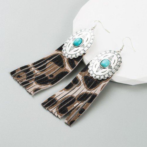 Fashion Jewelry Leather Earrings For Women YWHME-92