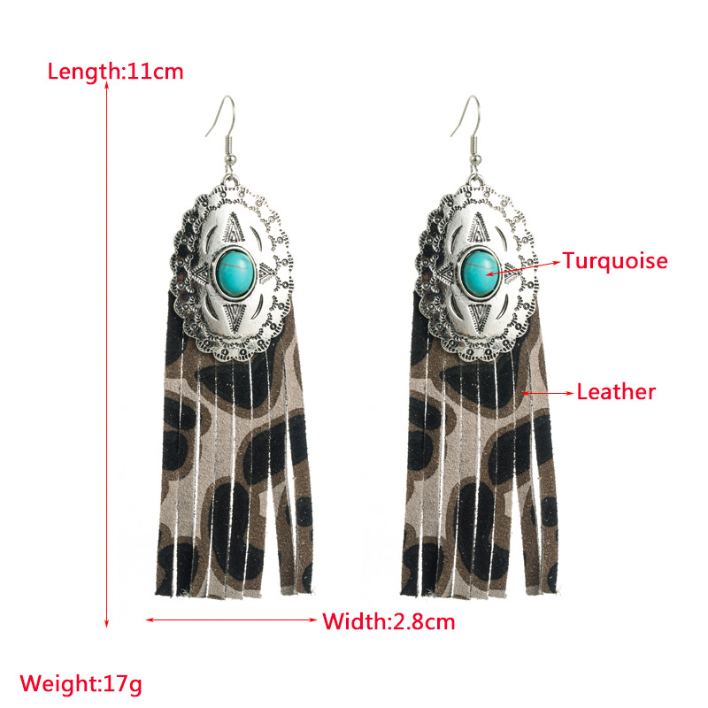 Fashion Jewelry Leather Earrings For Women YWHME-92 