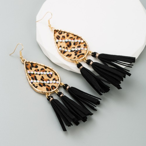 Fashion Jewelry Leather Earrings For Women YWHME-95