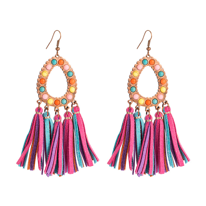 Fashion Jewelry Leather Earrings For Women YWHME-96 