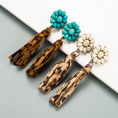 Fashion Jewelry Leather Earrings For Women YWHME-97