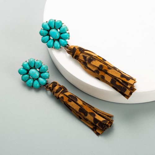 Fashion Jewelry Leather Earrings For Women YWHME-97