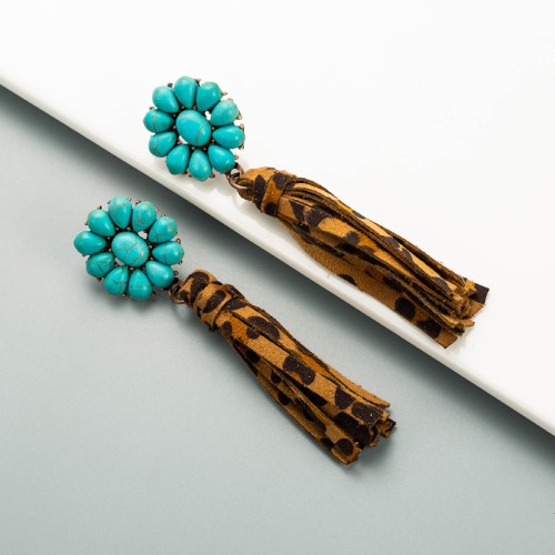 Fashion Jewelry Leather Earrings For Women YWHME-97