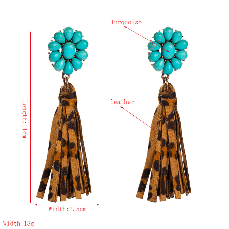 Fashion Jewelry Leather Earrings For Women YWHME-97 