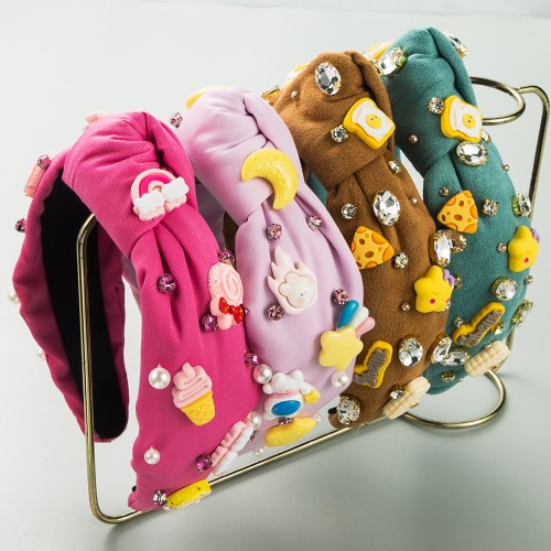 Fashion Jewelry Cloth Headbands For Women YWHMH-111