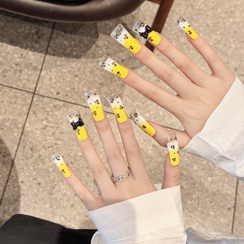 Fashion Long Handmade Press-On Nails For Women BVNL-105