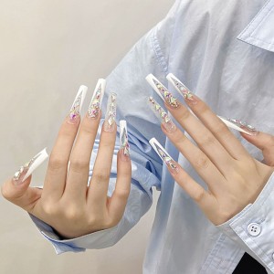 Fashion Long Handmade Press-On Nails For Women BVNL-112 