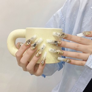 Fashion Long Handmade Press-On Nails For Women BVNL-114 