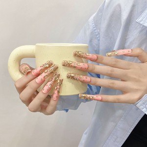 Fashion Long Handmade Press-On Nails For Women BVNL-120 