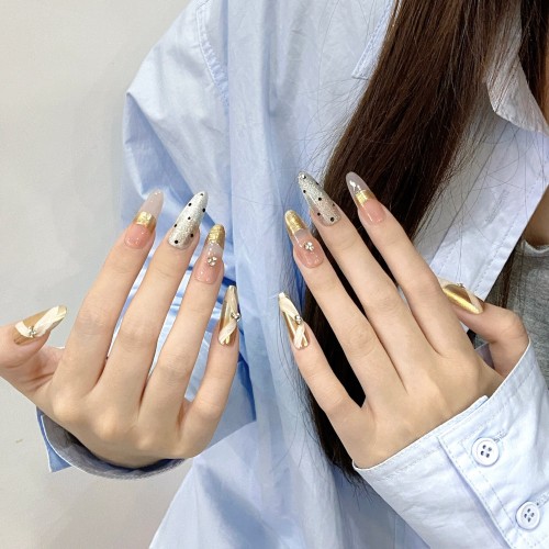 Fashion Long Handmade Press-On Nails For Women BVNL-239