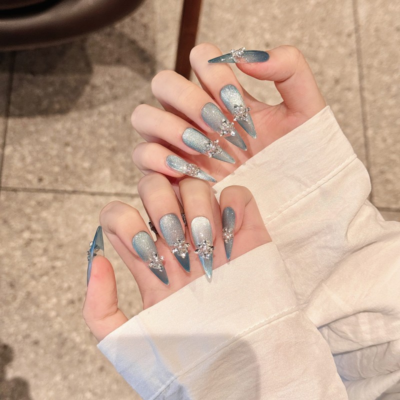 Fashion Long Handmade Press-On Nails For Women BVNL-250 