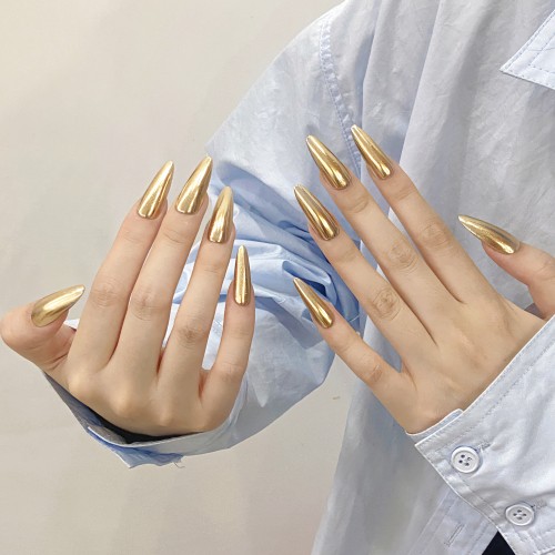 Fashion Long Handmade Press-On Nails For Women BVNL-317