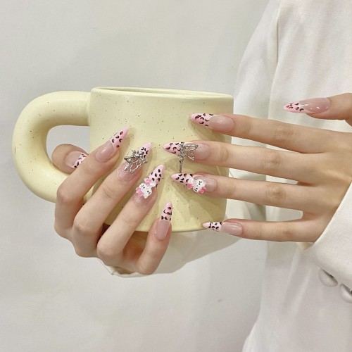 Fashion Long Handmade Press-On Nails For Women BVNL-334