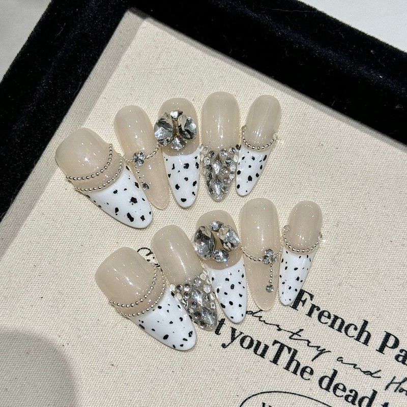 Fashion Long Handmade Press-On Nails For Women BVNL-343