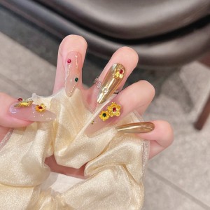 Fashion Long Handmade Press-On Nails For Women BVNL-63 