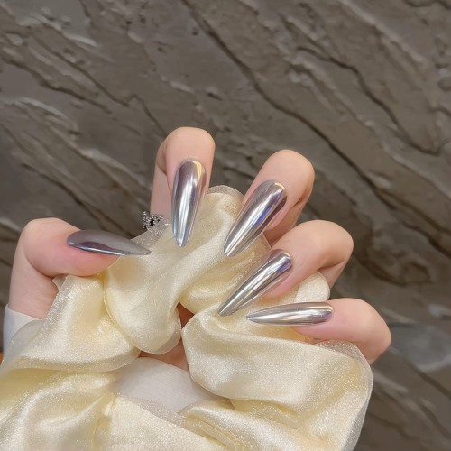 Fashion Long Handmade Press-On Nails For Women BVNL-73