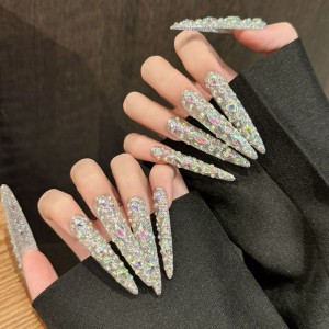 Fashion Long Handmade Press-On Nails For Women BVNL-94 