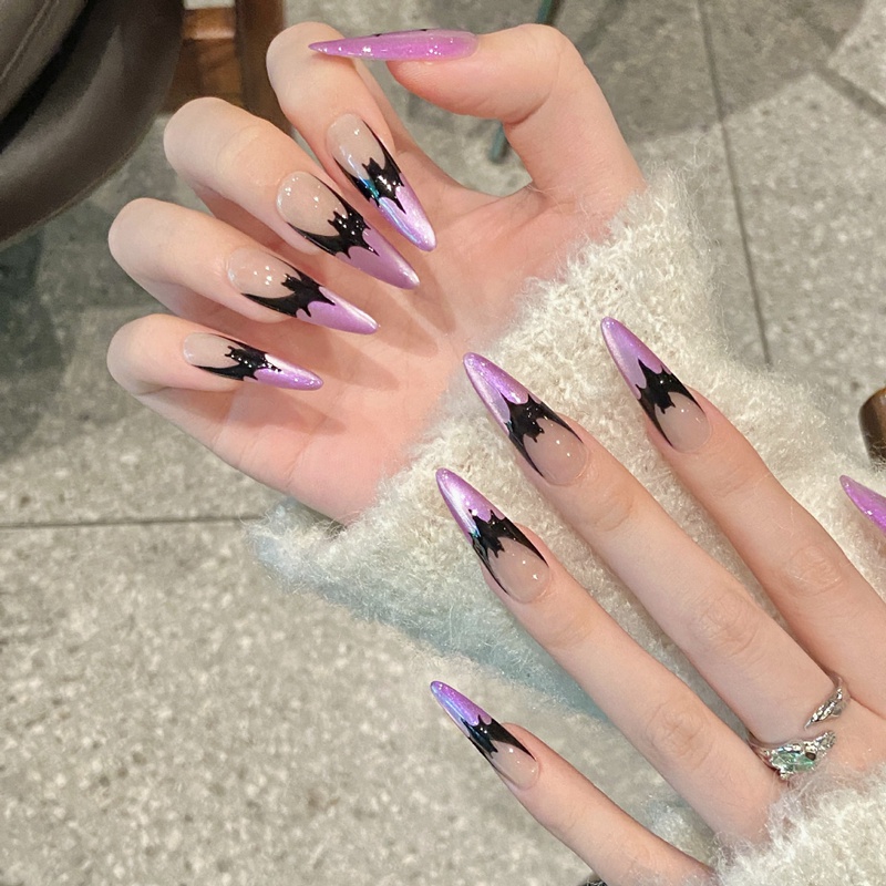 Fashion Long Handmade Press-On Nails For Women BVNL-95 