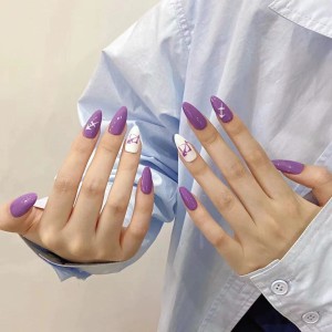 Fashion Medium Handmade Press-On Nails For Women BVNM-80 