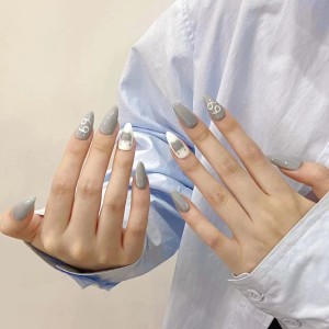 Fashion Medium Handmade Press-On Nails For Women BVNM-85 