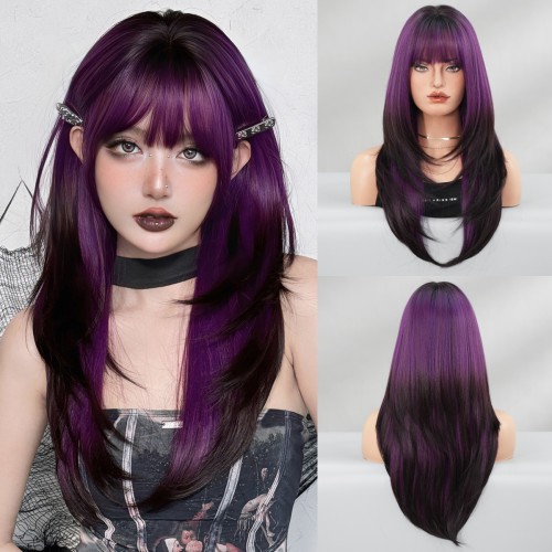 Fashion Long Synthetic Wigs For Women SLDLH-03