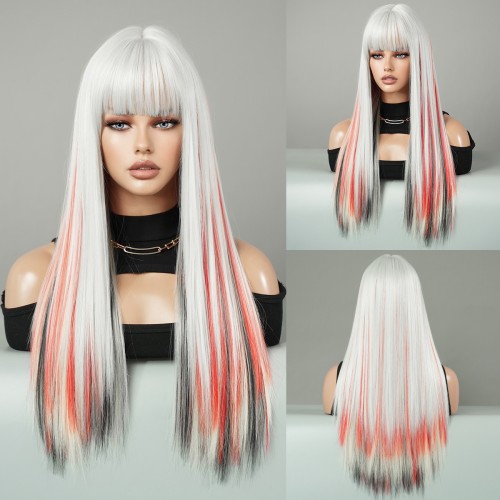 Fashion Long Synthetic Wigs For Women SLDLH-04