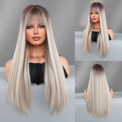 Fashion Long Synthetic Wigs For Women SLDLH-04