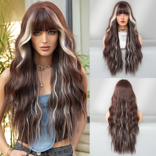 Fashion Long Synthetic Wigs For Women SLDLH-06