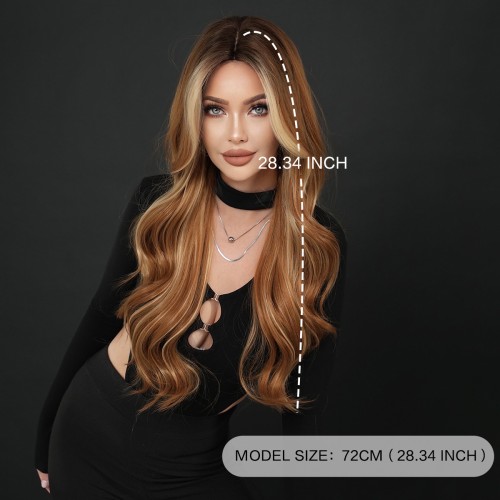 Fashion Long Synthetic Wigs For Women SLDLH-16