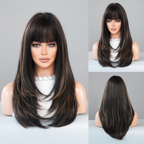 Fashion Long Synthetic Wigs For Women SLDLH-23